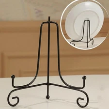 Iron Easel Display Stand Plate Holders Bowl Racks for Picture Art Painting Party