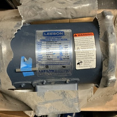LEESON 098002.00 DC Permanent Magnet Motor 1/4HP 90V TEFC