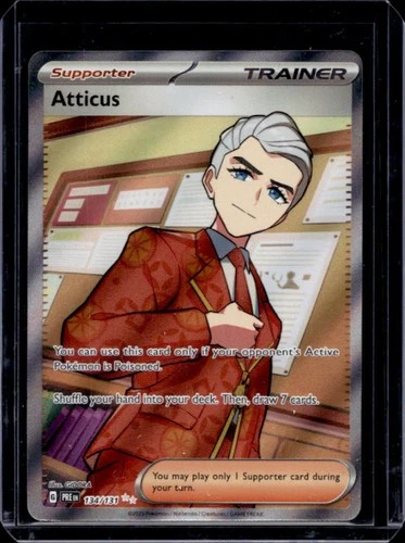 2025 Pokemon Prismatic Evolutions Atticus #134/131