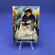 2025 Topps Finest Aaron Schunk Refractor Rookie Auto #FA-AS - Rockies