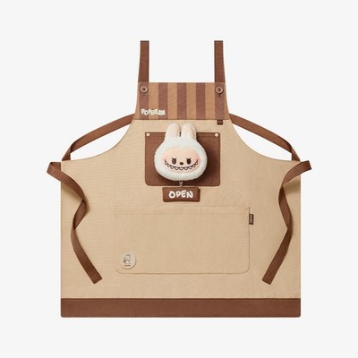 POP MART POP BEAN Coffee Factory Series LABUBU Apron AUTHENTIC