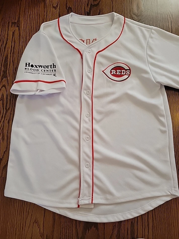 Cincinnati Reds Blood Donor Jersey baseball MLB Mens Size XL - Image 4 of 4