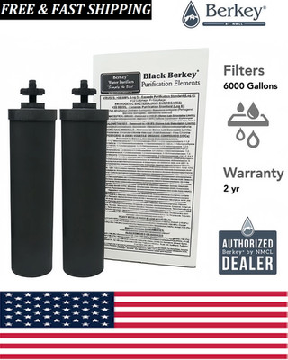 Berkey Authentic Black BB9-2 Water replacement Filters for Berkey Water System