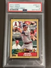 2012 Topps #TM127 Mike Trout PSA 9 1987 Topps Minis Angels