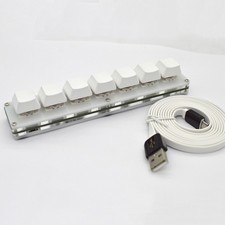 Teclado estándar 7 teclas interfaz USB macro personalizado mini teclado mecánico 2022