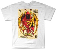Insane Clown Posse wraith 8 Card White T-shirt Official Adult Icp Insane Clown Posse wraith 8 Card White T-shirt Official Adult Icp