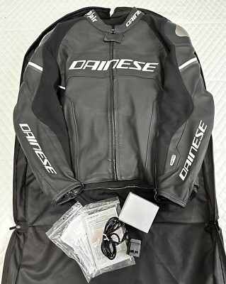 Dainese Racing 3 D-Air Men's Perforated Leather Jacket Size