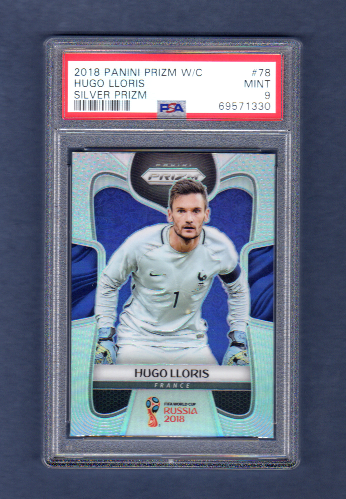 HUGO LLORIS 2018 PANINI PRIZM WORLD CUP SOCCER SILVER PRIZM SP NEW PSA 9 FRANCE