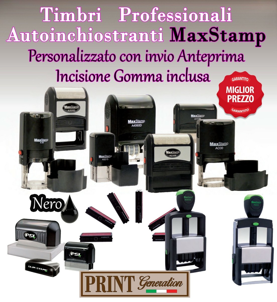 Timbro Personalizzato Per Tessuti E Libri - Con Nome, Nero Indelebile - Foto 7