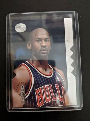 MICHAEL JORDAN 1995 SP CHAMPIONSHIP SHOTS #S16 DIE CUT FOIL