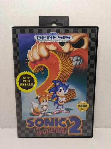 Sonic the Hedgehog 2 (SEGA Genesis, 1992) No Manual Tested Working