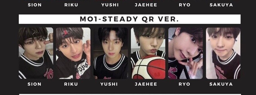 NCT WISH THE 1ST MINI ALBUM STEADY OFFICIAL PHOTOCARD ALBUM ALL
