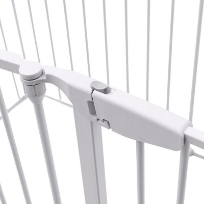6 Panel Baby Pet Fence Playpen Foldable Metal Divider Play Child