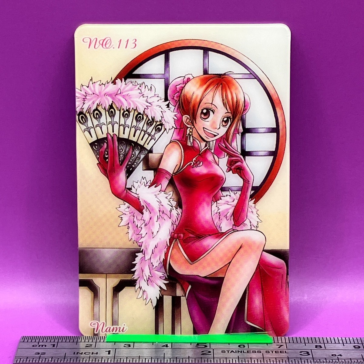 Nami 113 One Piece King of Pirates Gummy Card 2003 BANDAI TCG
