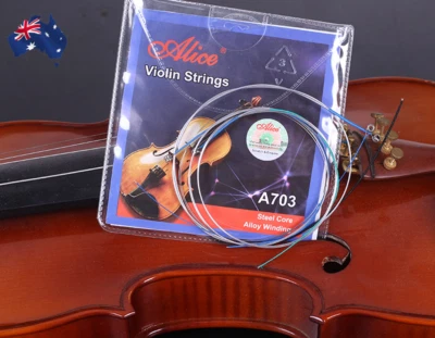 ALICE Violin Strings Universal Full Set G-D-A-E Premium Alloy 4/4 3/4 1/2 1/4 AU - image 1 of 4