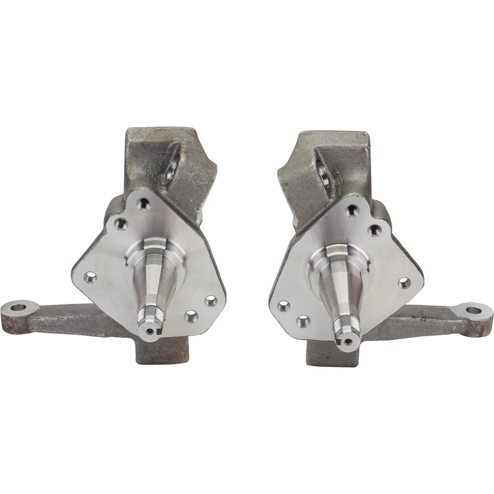 Speedway 2 Inch Drop Dropped Steel Spindles,  Fits Mustang II - Image 2 of 4