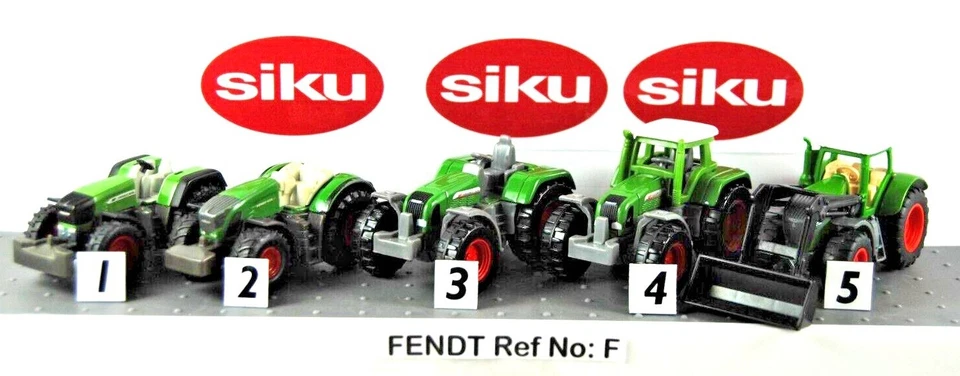 Various SIKU CLAAS DEUTZ FENDT HANOMAG JCB MF New Holland FARM TRACTORS Mix Lot - Image 4 of 4