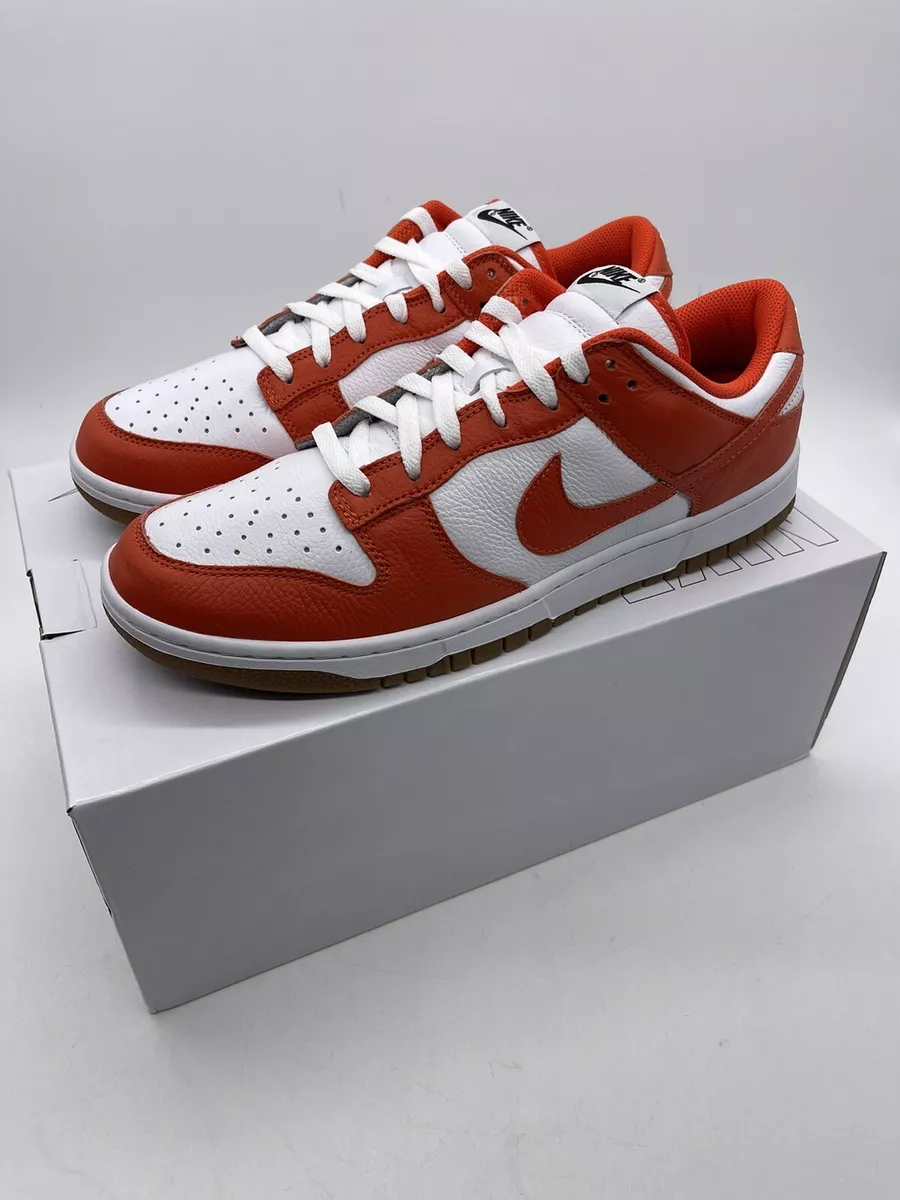 Nike Dunk Low By You Syracuse Orange White Gum Sole Men Size 12