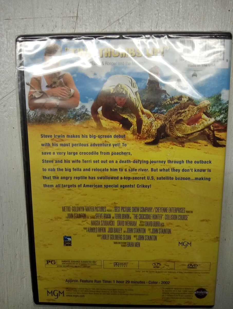 The Crocodile Hunter - Collision Course-DVD By Steve Irwin