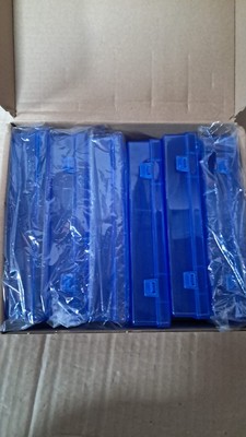 6 Stück Rechteckig Mini Klar Kunststoff Organizer Aufbewahrungsbox Behälter-NEU