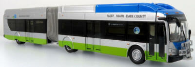 New Flyer Xcelsior Articulated Bus Miami Dade, FL 1:87-HO Scale