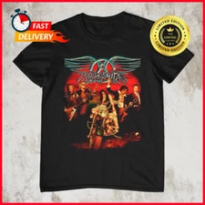Aerosmith 5-Band Member T-Shirt Gift For Fan Black All size S-5XL