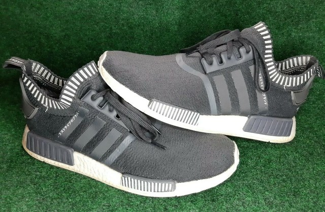 nmd r1 primeknit core black