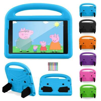 Kids Heavy Duty Foam Handle Stand Case Cover for Samsung Galaxy Tab 3 4 A E Lite