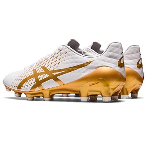 Asics Men's Rugby Shoes MENACE 4 1111A195 White/Pure Gold