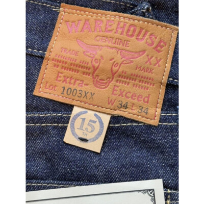 Warehouse 1003XX 15th Anniversary Model Size:W34 Deadstock NM 