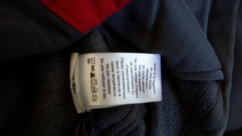 North End Men's Long Sleeve Soft Shell Performance Fleece Red/Gray Jacket XXL - Picture 8 of 9