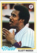 1978 Topps #442 Elliott Maddox New York Mets EX