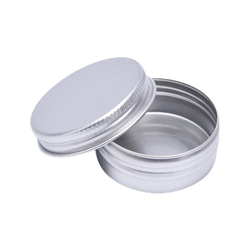 5Pcs Aluminum Mini Round Tin Metal Container Bottles Storage Jar Screw Lids dn - Picture 8 of 18