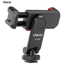 Ulanzi ST-06S Phone Holder 360° Rotatable Clamp Phone Tripod Mount