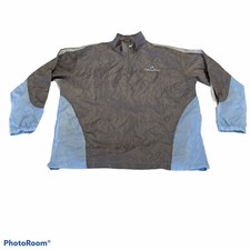 Disney Parks 1/4 Zip Pullover Windbreaker Jacket Blue Gray Unisex - Size M/L.