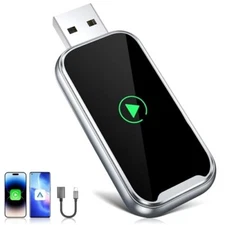 Ehomfory Wireless CarPlay & Android Auto Adapter USB/Type-C 2-in-1