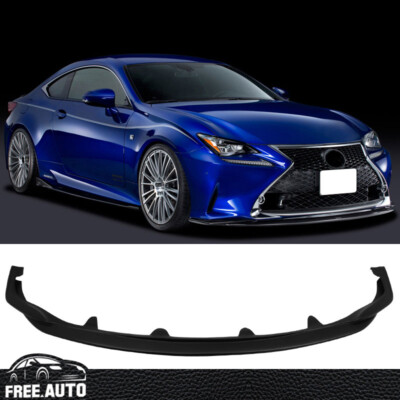 Front Bumper Lip Fits 15-18 Lexus RC300 RC350 F Sport Silkblaze Style Spoiler PP