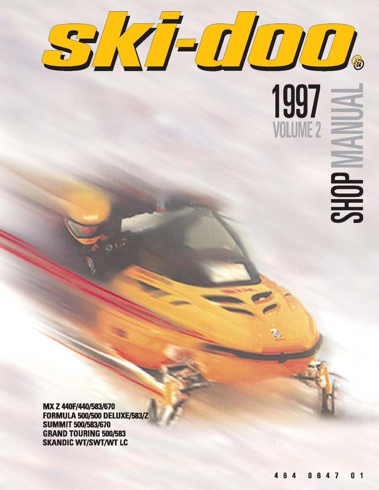Ski-Doo service manual 1997 FORMULA 500, 500 DELUXE FORMULA 583 & FORMULA  Z…
