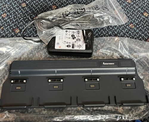 Intermec AC20 Quad Battery Charger - 12V DC Charger For Multiple Device Batteries Simultaneously