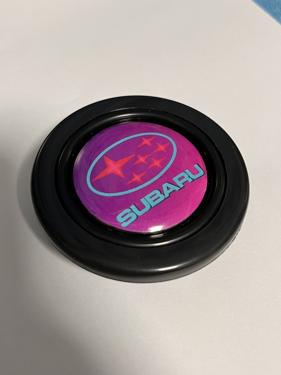 SUBARU 80'S Retro Style JDM Horn Button for SPARCO OMP MOMO