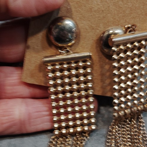 lampadario orecchini bigiotteria moda con accento diamante - Foto 6 di 11