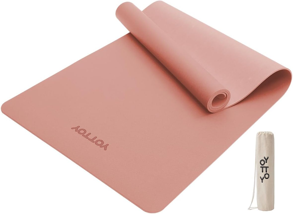 Premium Non-Slip Hot Yoga Mat with Anti-Tear Technology, Eco-Friendly Natural Rubber, and Superior Cushioning for Ultimate Comfort and Stability