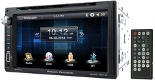 POWER ACOUSTIK PD-651B DOUBLE DIN DVD/CD PLAYER 6.5" TOUCHSCREEN USB BLUETOOTH