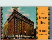 The Jefferson Hotel, St. Louis, Missouri postcard