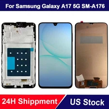 For Samsung Galaxy A17 5G SM-A176B Display LCD Touch Screen Digitizer ±Frame