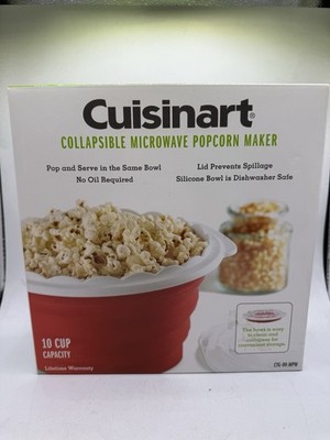 Cuisinart CTG-00-MPM Microwave Popcorn Maker One Size Red New