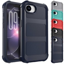 For iPhone 17e Case Dual Layer Heavy Duty Shockproof Hybrid Rugged Phone Cover