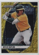 2025 Panini Prizm FOTL FOTL Gold Shimmer Prizm 7/7 Myles Naylor #214 1j8b