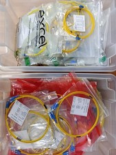 Image of OS2 9/125 Single Mode LC-LC Duplex Fiber Patch Cable 1mtr Yellow