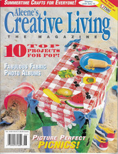 Aleene's Creative Living Magazine Jun 1997 DIY Decorations Crafts Summer Picnics